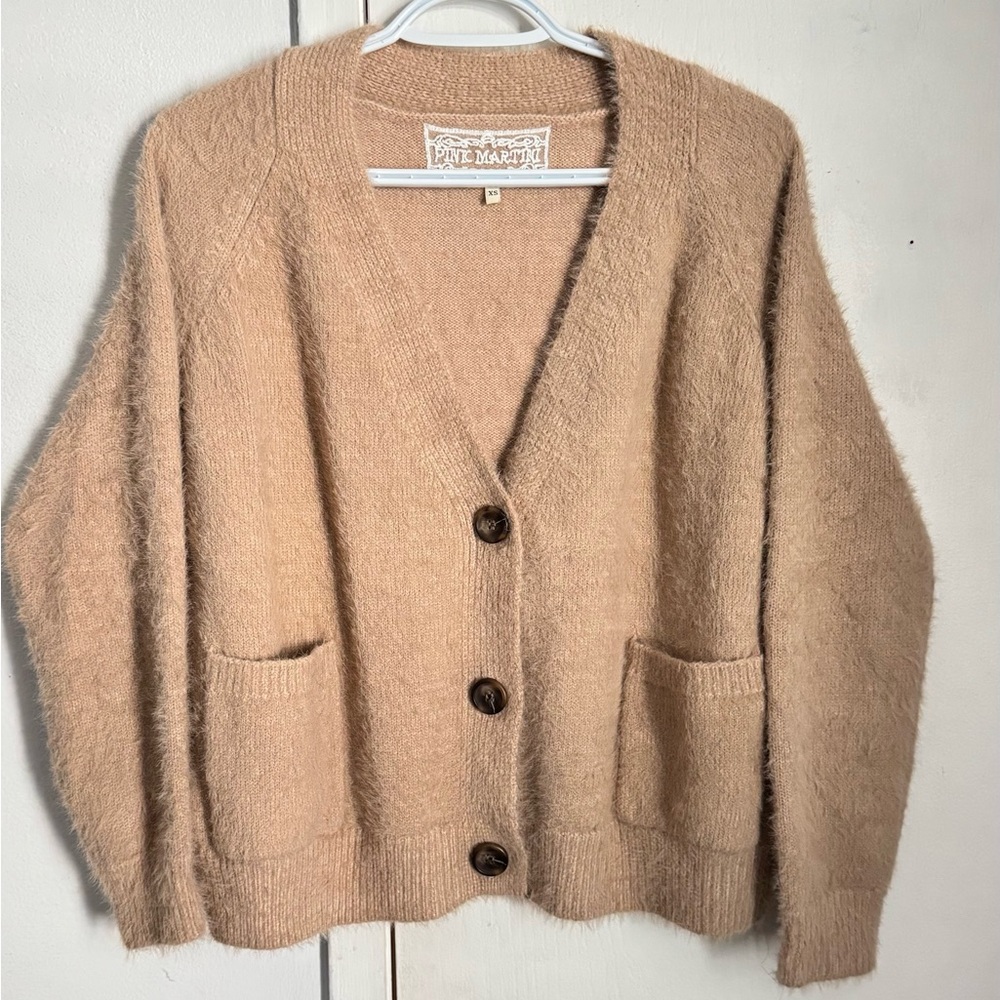 Pink Martini Warm Beige Cardigan
